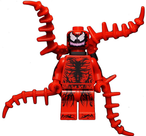 Carnage minifigura LEGO